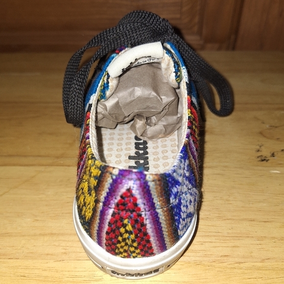 Inkkas Colorful Incan Patterned unisex Sneakers in a women's 5 or men's 3. - Picture 3 of 11